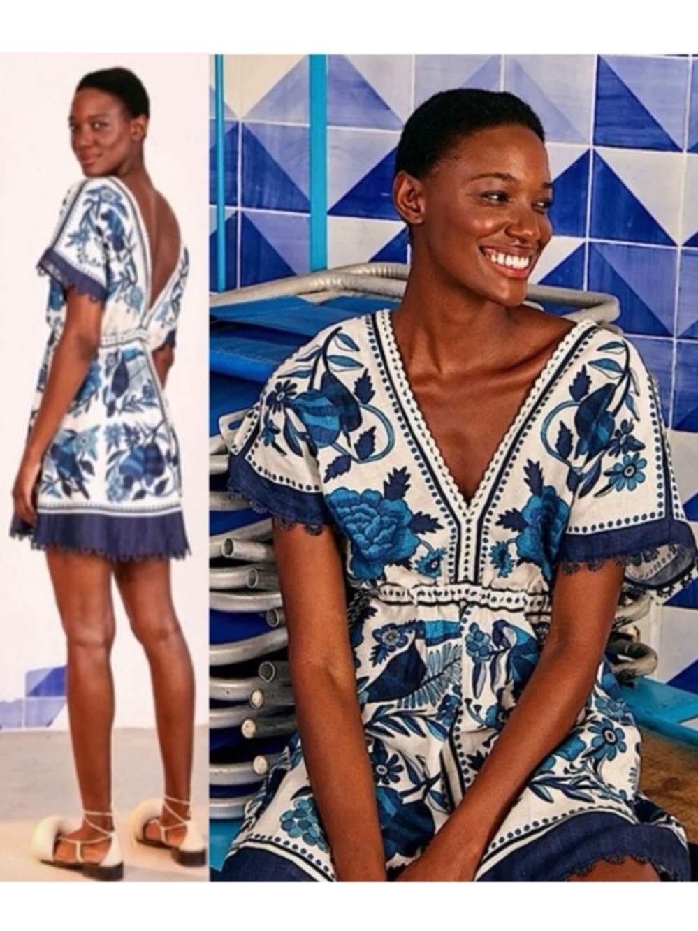 NWOT FARM RIo Tropical Times Mini Dress, XL - Picture 3 of 5